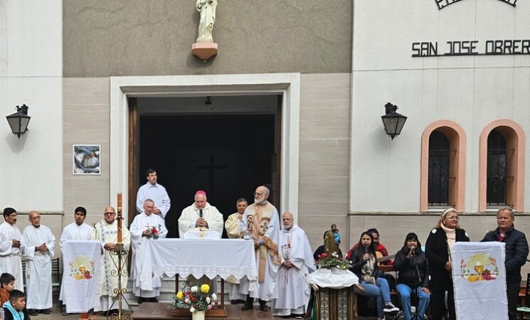 JOSÉ C. PAZ PRESENTE EN LA FESTIVIDAD DE “SAN JOSÉ OBRERO” EN EL DÍA DEL TRABAJADOR