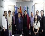 CON EL INTENDENTE ISHII, JOSÉ C. PAZ RECIBIÓ A COMITIVA DE LA UNIVERSIDAD DE HUBEI, REPÚBLICA POPULAR CHINA